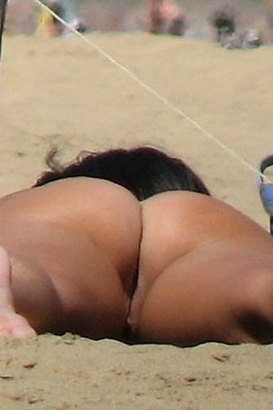 Spy camera shots from nudist beach
