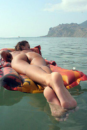 Sexy nudists having fun